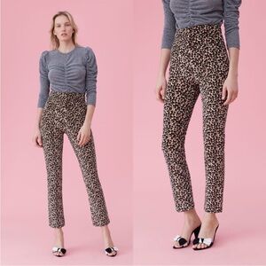 Rebecca Taylor High Rise Velour Pants- New!